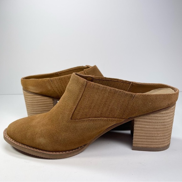 NWOT Aqua College Women’s Brown Suede Nan Waterproof‎ Mules Size 10M - Picture 9 of 11